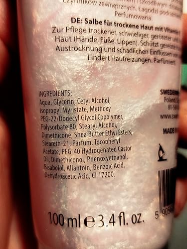 swederm Hudsalva Skin Moisturizer with Vitamin E, Shea Butter, 3,38 fl oz | dry skin remedy, glycerin, shea butter, allantoin, elbows, cracked heels, Scandinavian quality, travel essentials - size: 3.37 Fl Oz (Pack of 1)