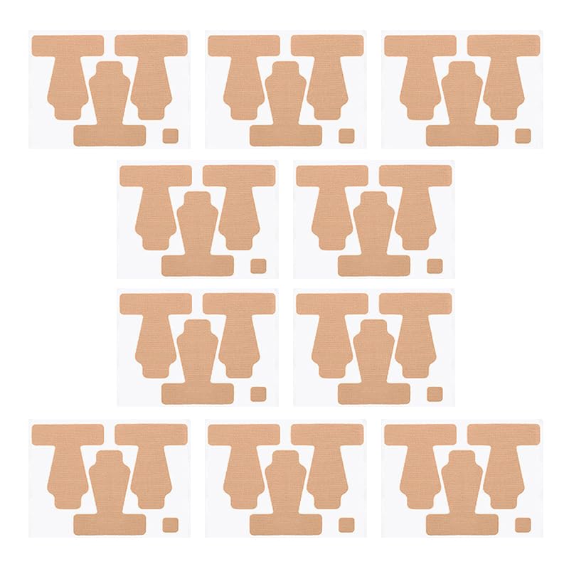 Precut Kinesiology Tape for Thumb, 30 PCS Self Adhesive Thumb Protecting Tape Big Toe Straps, Elastic Athletic Tapes, Breathable Latex-Free Tapes Finger Toe Patches for Joints Muscle Support (Skin) - color: Skin