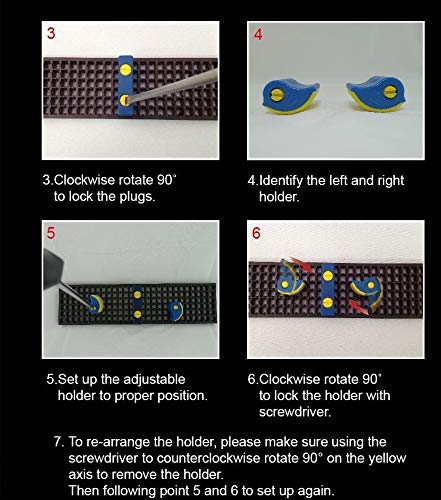 Adjustable Holder - Accessory for Organizer Genie Pegboards to Securely Hold Tools of Any Shape, Size or Contour - style: Adjustable Holder (1 set)