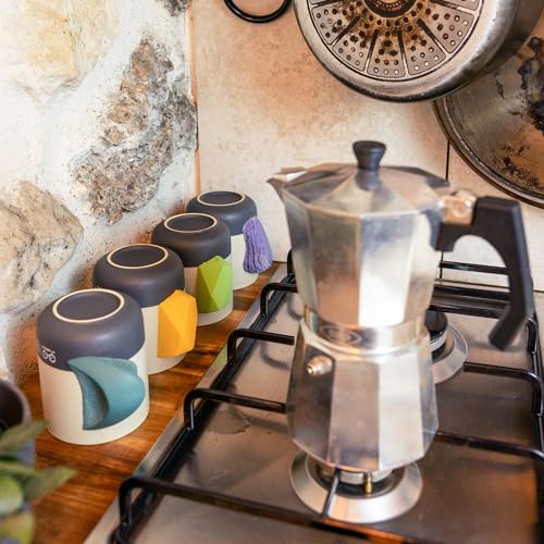 YY Vertical Climbing Mug Evo, Pinch Mug for Rock Climbers and Boulderers, Indoor Bouldering Grip Cup, Unique Gift, Blue - style: Indoor vibes - Yellow