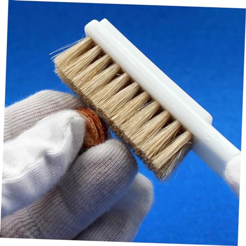 4pcs Climbing Rocks Brush with Thick Boar Hair Bristles and Ergonomic Handle for Chalk Cleaning Bouldering and Indoor Outdoor Use