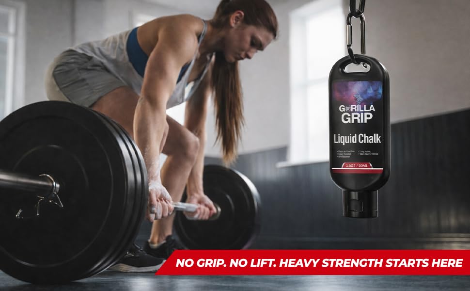 Liquid Chalk for Gym & Sports-Extra Strong Grip Lifting Chalk for Fast Drying,Weightlifting,Rock Climbing & Pole Fitness - style: 2 x 50ml