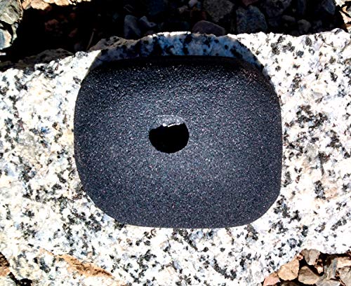 Large Jug Polyurethane Bolt-On Rock Climbing Wall Hand Hold - color: black