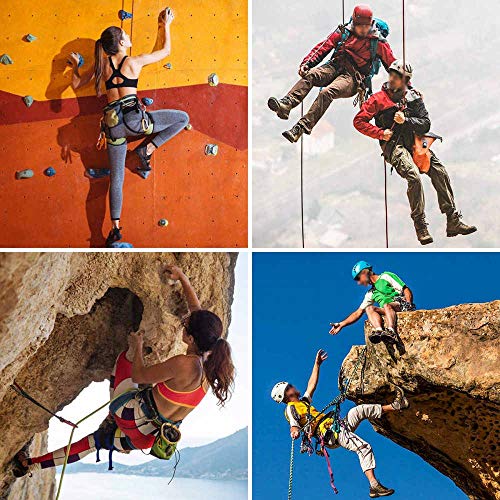 Climbing belts, Rock Climbing belt, Safety Belts for Rappelling Fire Rescuing Tree Climbing, Half Body belt for Women Man and Novice