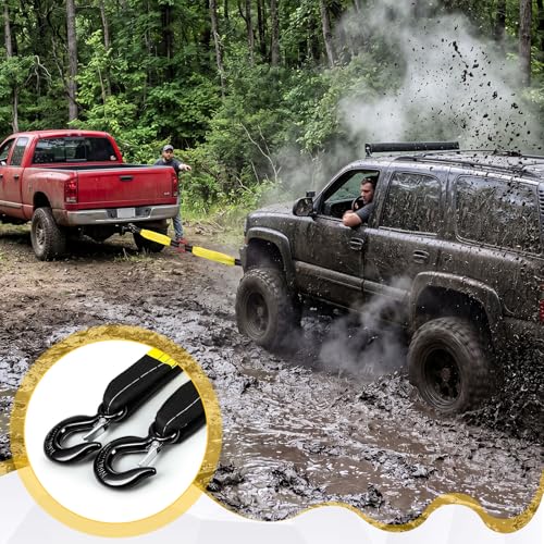 2 Pack Lifting Slings Straps with Hooks Web Slings Capacity Polyester Bridle Sling Heavy Duty Two Leg Lifting Straps for Engines Cranes Hoists Truck (3.3ft,Yellow) - color: Yellow, size: 3.3ft
