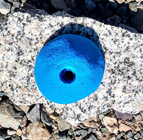 Large Sloper Polyurethane Bolt-On Rock Climbing Wall Hand Hold - color: blue