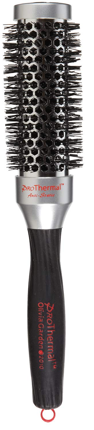 Olivia Garden Prothermal Anti-Static Round Hair Brush T-33 (1 1/4'')