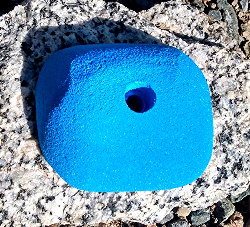 Large Jug Polyurethane Bolt-On Rock Climbing Wall Hand Hold - color: blue