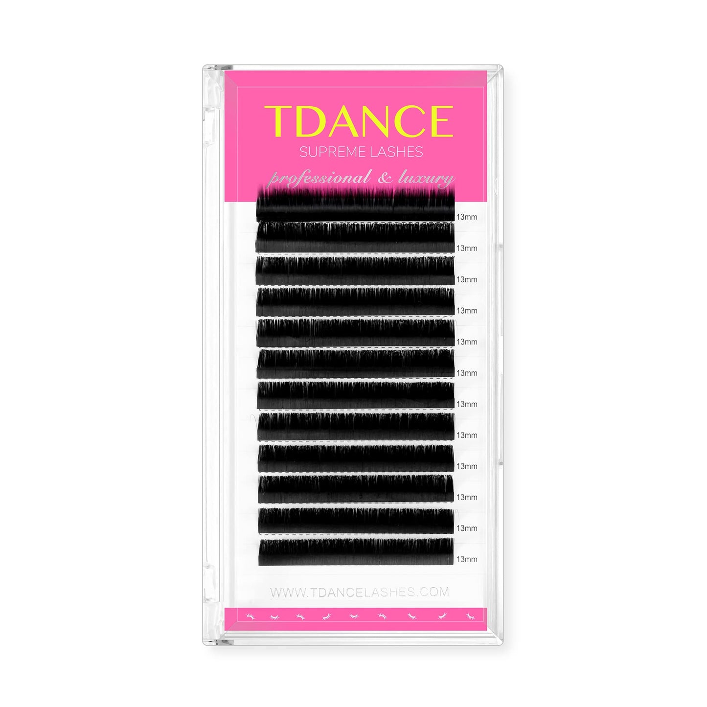 Tdance Premium Classic Lash Extensions Semi Permanent Individual Eyelash Extensions False Mink Silk Volume Lashes Extensions Pro
