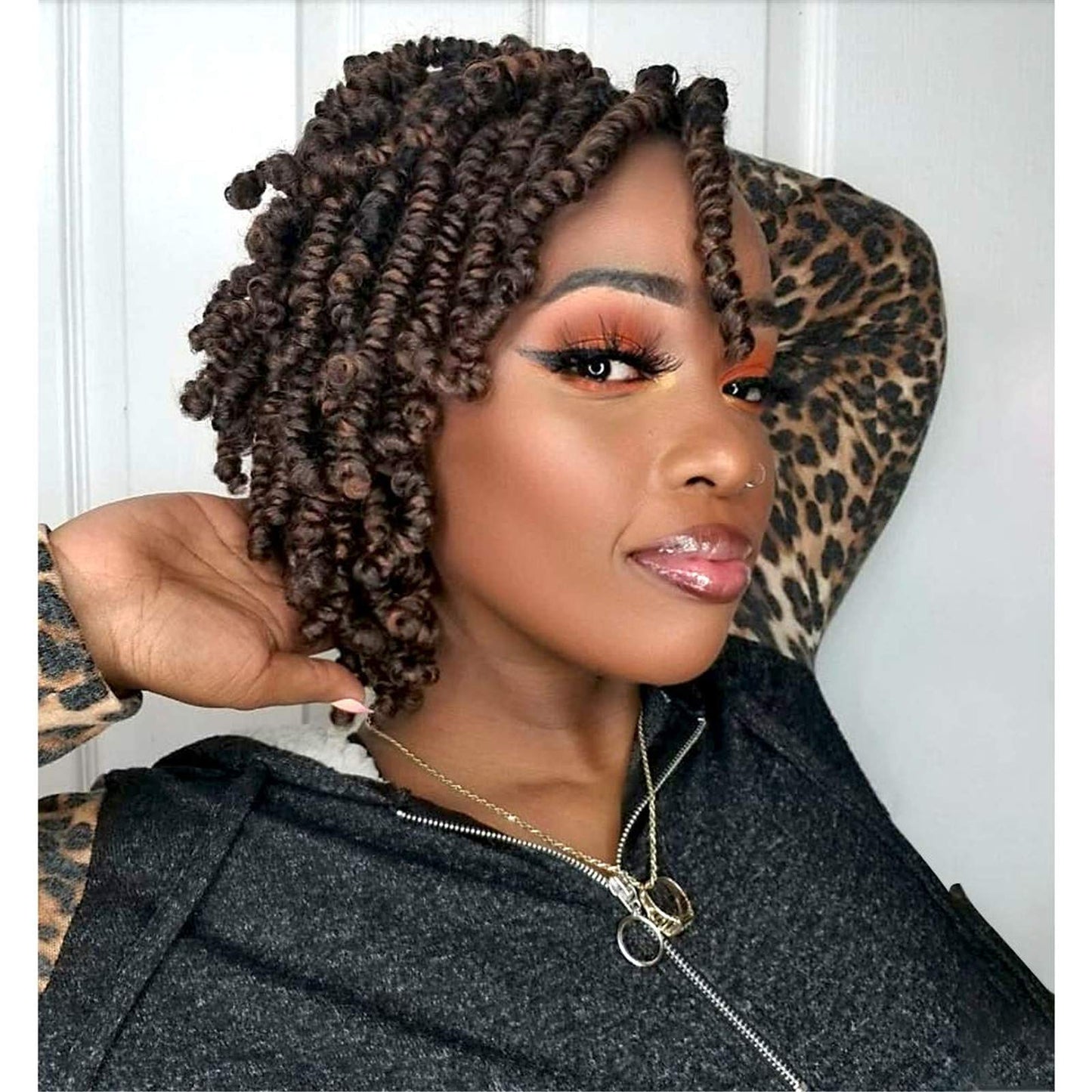 Toyotress Bob Spring Twist Pre-Twisted - 6 Inch Pre-Looped Crochet Braids, Super Cute & Versatile Kids Crochet Hair Braiding Hai