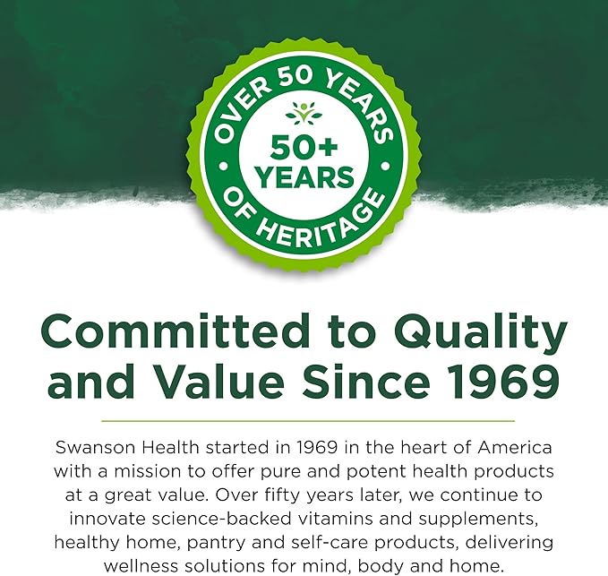 Swanson Calcium-Vanilla Cream 500MG 100 TABS