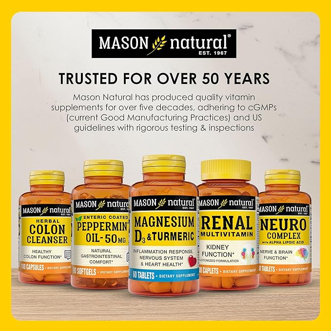 MASON NATURAL Valerian Root 500 mg, 6 Month Supply, Natural Sleep Aid, Promotes Healthy & Restful Sleep, Herbal Supplement, 3 Pack