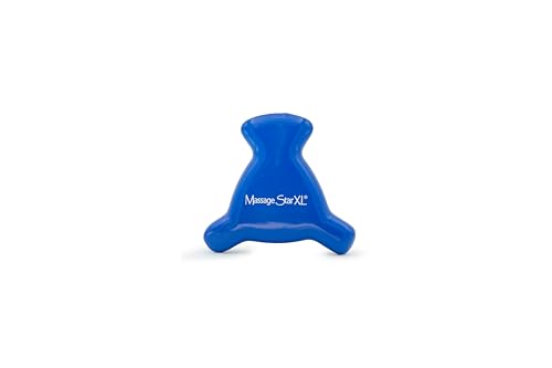 Massage Star Trigger Point Massage Tool Soft-Coated Metal for comfort and control. Multi-Technique Therapy Tool Professional Grade- Great for Gua Sha, Muscle scraping, Muscle Stripping & Acupressure - size: Massage Star XL
