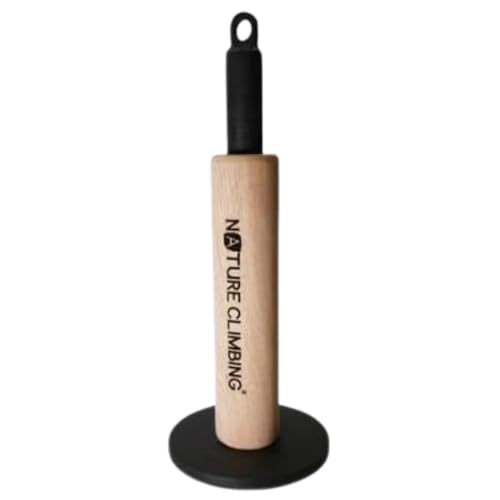 Portable Hangboard | Rock Climbing Hangboard | Hang Board for Climbing | Fingerboard | Strengthen Your Fingers | Bouldering Gifts | Hard Wood - color: Wooden Tube