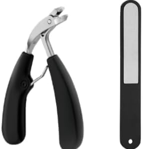 1PC Heavy Duty Nail Clippers for Thick Nails & Elderly Men,Stainless Steel Arc Trimmer with Long Handle,Splashproof Nail Cutter for Home Travel(Silver)
