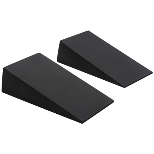 1 Pair Squat Wedge Block 13x6x3.5 Inch EVA Supportive Workout Yoga Block for Fitness, Pushup, Weightlifting, Foot Stretching