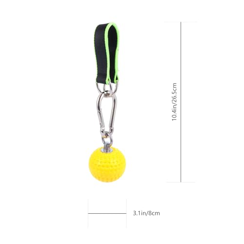 Healeved Climbing Training Grip Ball Hand Grip Strength Exerciser with Hanging Rings Finger Strength Trainer for Fitness and Pull-up Workout Random Color