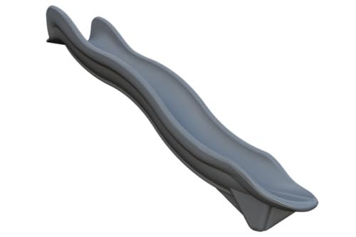 TUSK Avalanche 10 ft Rotomolded Playset Slide, Gray - color: Gray, size: 10 ft