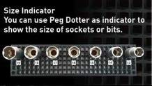 Ascend Tools Peg Dots (Yellow, 40 pcs) for Labeling Sockets (SAE/Metric) - Accessory for Organizer Genie Pegboards to Label Sockets for Size/Standard - style: Peg Dots for Marking/Labelling (SAE / Metric) - YELLOW
