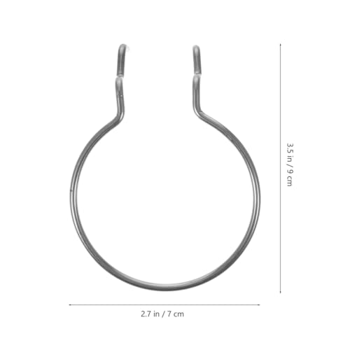 12Pcs Silver Metal Pegboard Hooks Double Wire Cup Holder Peg Hooks for Garage Shop Storage and Wall Hanging Board Organization