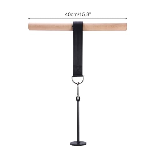 Forearm Strengthener, Wrist Roller Hand Grip Exerciser with Wooden Handle for Workout Fitness Strength Training - color: With tray
