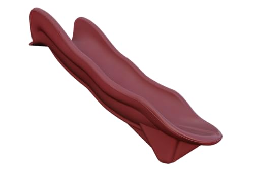 TUSK Avalanche 6 ft Rotomolded Playset Slide, Burgundy - color: Burgundy, size: 6 ft