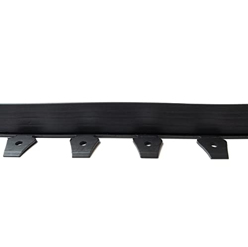 EasyFlex 2.5" Tall Wall No-Dig Landscape Edging Kit - 100 Foot, Black - color: Black, size: 100 Foot, style: Tall Wall