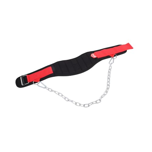 Weighted Pull Up Belt with Chain, Dip Belt for Workouts, Ergonomic & Breathable EVA Material for PullUps, Squats, Strength Training - color: S