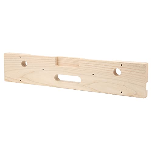 Rock Climbing Fingerboard, 19.7x3.9x1.2in Wooden Hand Grip Strengthener Professional Forearm Exerciser Climbing Training Hangboard Fingerboard