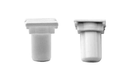 Peg Dots (white, 40 pcs) for Labeling Sockets (SAE/metric) - Accessory for ORGANIZER GENIE Pegboards to Label Sockets for size/standard - style: Peg Dots for Marking/Labelling (SAE / Metric)
