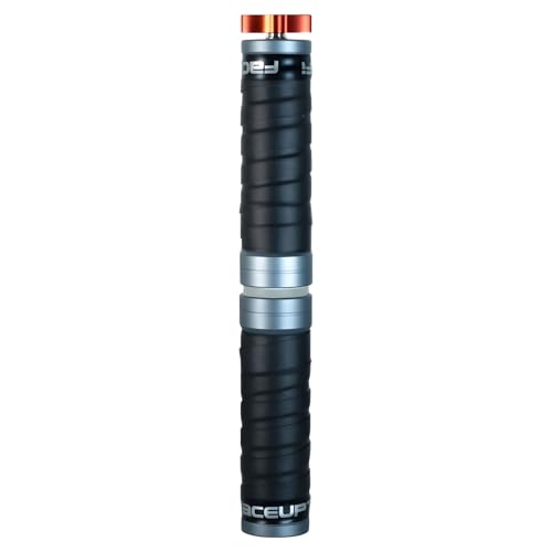 Portable Wrist Roller and Forearm Builder Built From Aluminum Alloy and Stainless Steel ° Rotating Hand Exerciser - color: Red