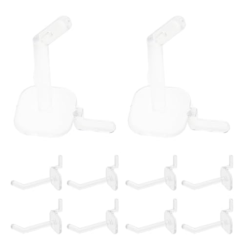 50pcs Plastic Pegboard Hooks 5cm Small Hanging Board Hooks for Garage Organization and Workshop Tool Storage