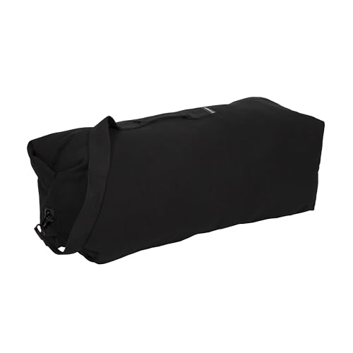 Stansport Deluxe Duffel Bag with Shoulder Strap - color: Black, size: 36" X 10" X 10"