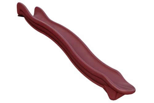 TUSK Avalanche 12 ft Rotomolded Playset Slide, Burgundy - color: Burgundy, size: 12 ft