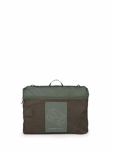 Osprey Transporter Lightweight Travel Duffel Bag - Extra Large Water Resistant Durable Gear Bag for Men and Women - color: Pine Leaf/Earl Grey, style: 120l