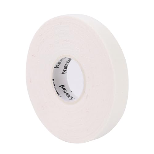 Bighorn Athletics Climbing Finger Tape with Retro Design Female Climber Tin Canister, 0.5-Inch x 45-feet, 8-Rolls, White - color: White