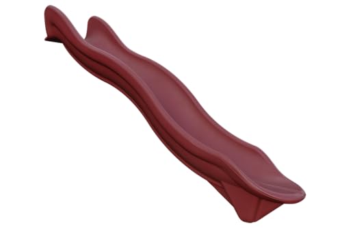 TUSK Avalanche 10 ft Rotomolded Playset Slide, Burgundy - color: Burgundy, size: 10 ft