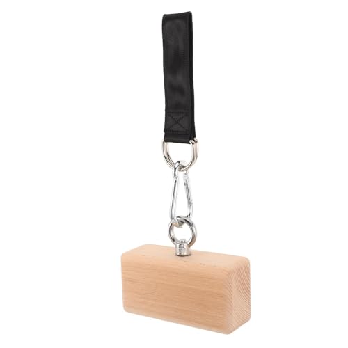 Kisangel Wooden Grip Strength Trainer for Forearm and Hand Strengthening for Rock Climbing Portable Hand Workout Grip with Palm Contour and Ergonomic Design and Home Gym Use