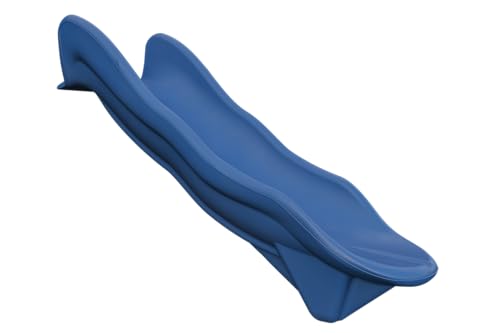TUSK Avalanche 6 ft Rotomolded Playset Slide, Blue - color: Blue, size: 6 ft