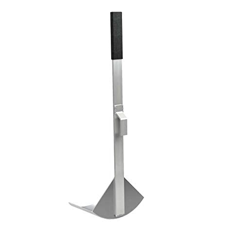 Bon Bucket Scoop Aluminum Material Scoop 6 1/2" x 4 3/4" x 2 1/2" with Clip On Handle for Masonry and Plaster Work