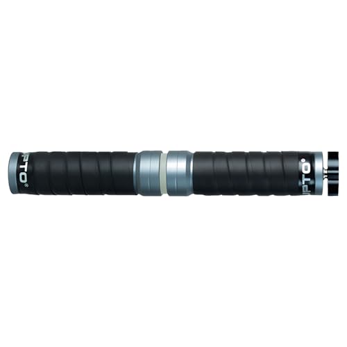 Portable Wrist Roller and Forearm Builder Built From Aluminum Alloy and Stainless Steel ° Rotating Hand Exerciser - color: Black