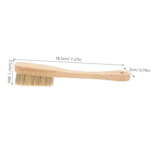ibasenice Rock Climbing Brush with Thick Boar Hair Bristles Ergonomic Handle for Lightweight Portable for Use Essential Tool for Bouldering Climbing Equipment Cleaning