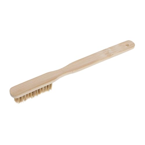 Sewroro Rock Climbing Chalk Brush with Natural Boar Bristles, Medium-Sized Bouldering Hold Cleaner for Mountaineering Gear and Climbing Wall Maintenance