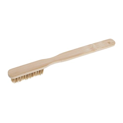 STOBAZA Rock Climbing Brush with Wood Handle and Boars Bristle for Powerful Scrubbing and Comfortable Grip, for Indoor Rock Climbing and Bouldering Hold Cleaning