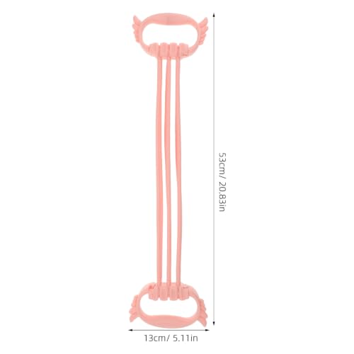 Kisangel Figure 8 Resistance Bands with Handles, Arm Back Shoulder Exercise Rope Home Gym Equipment for Women Shoulder Neck Stretching Yoga Fitness 15-90LBS