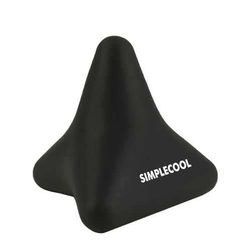 Manual Trigger Point Massage Tool Small Massager Ball 3″×2.6″ Black | For Deep Tissue Myofascial Release Physical Therapy Plantar Fasciitis Pain Relief Muscle Knot Psoas Hip Flexor Iliacus - color: Black