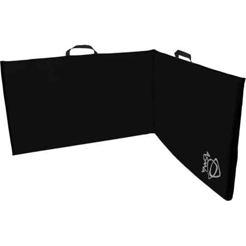 Asana VersaPad - Revolutionary Supplemental Bouldering Crash Pad - Sit Start Bouldering Mat, Climbing Crash Pad Gap Cover, Sport Mat & Essential Bouldering Gear (Open - 74" x 44" x 1") - color: Carbon