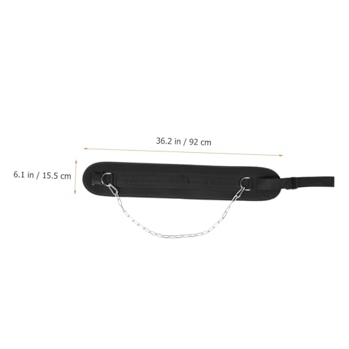 GANAZONO Weighted Dip Belt with Chain for Weightlifting, Thickened Steel Fitness Training Belt for Pull-ups and Back Muscle Strengthening, 1pcs Bodybuilding Exercise Equipment