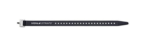 Voile Straps - 15" Aluminum Buckle Black - color: Black