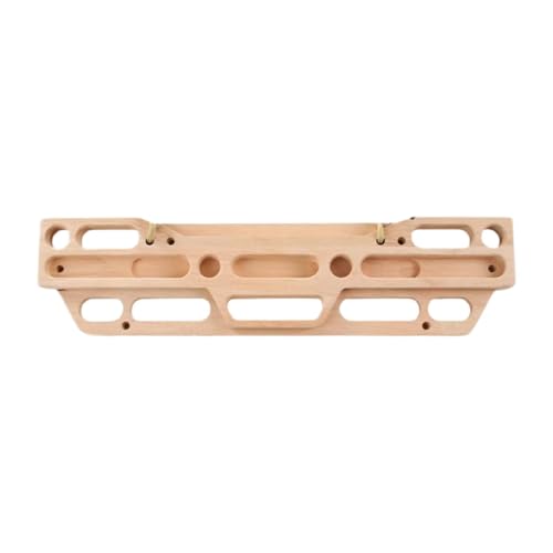 Wooden Climbing Fingerboard, 21.65 x 5.51 x 1.18 in, Finger and Forearm Strength Trainer for Beginners and Advanced Climbers